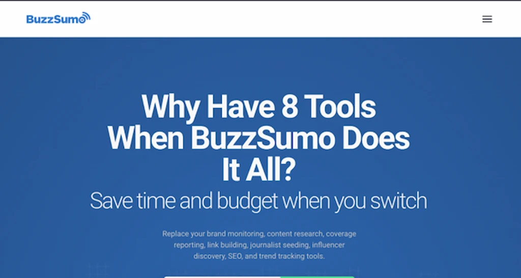 BuzzSumo - Outreach tool