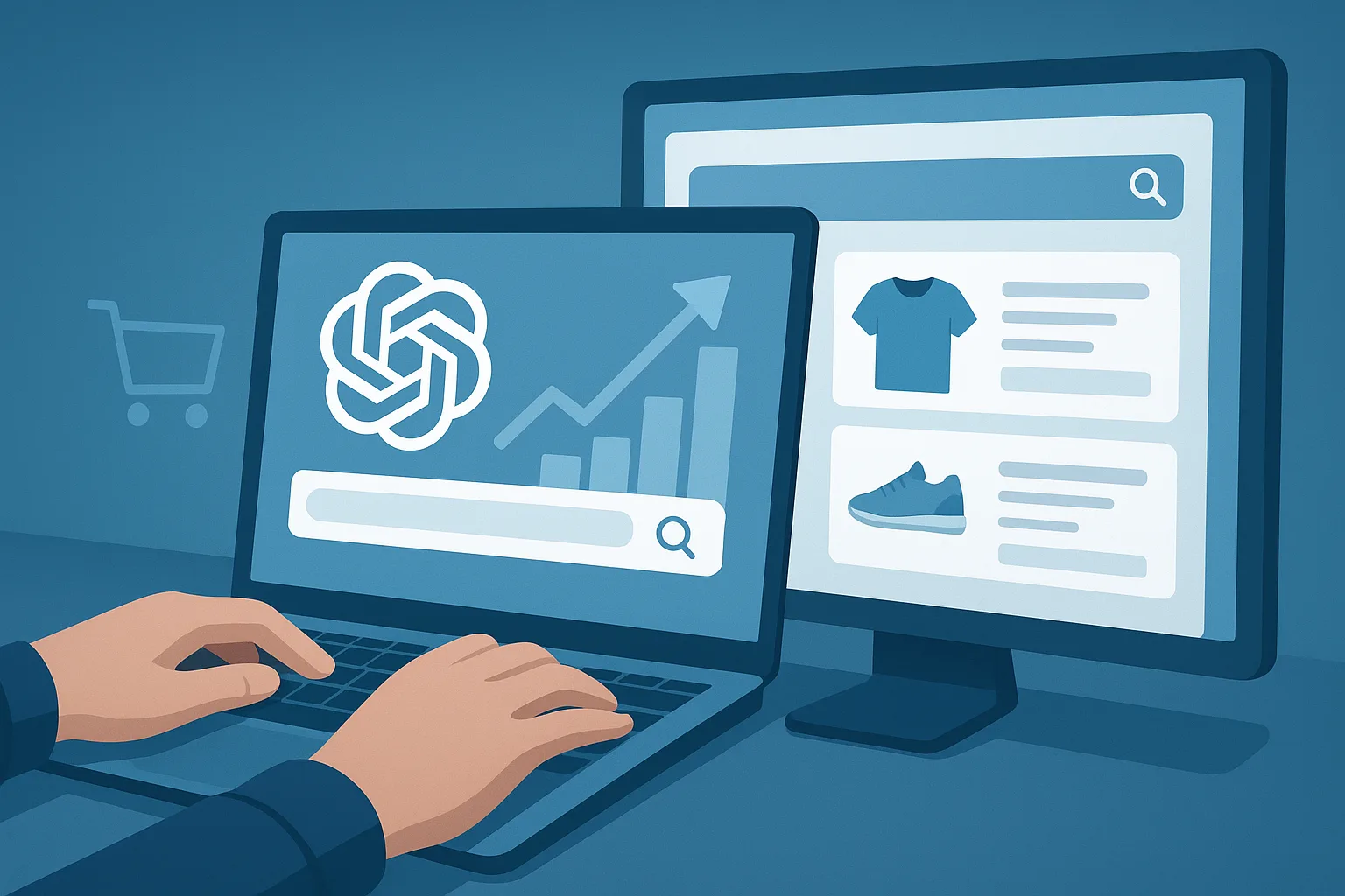 How ChatGPT Is Transforming Search Rankings for Products and Merchants 2 An image that shows ChatGPT and search rankings